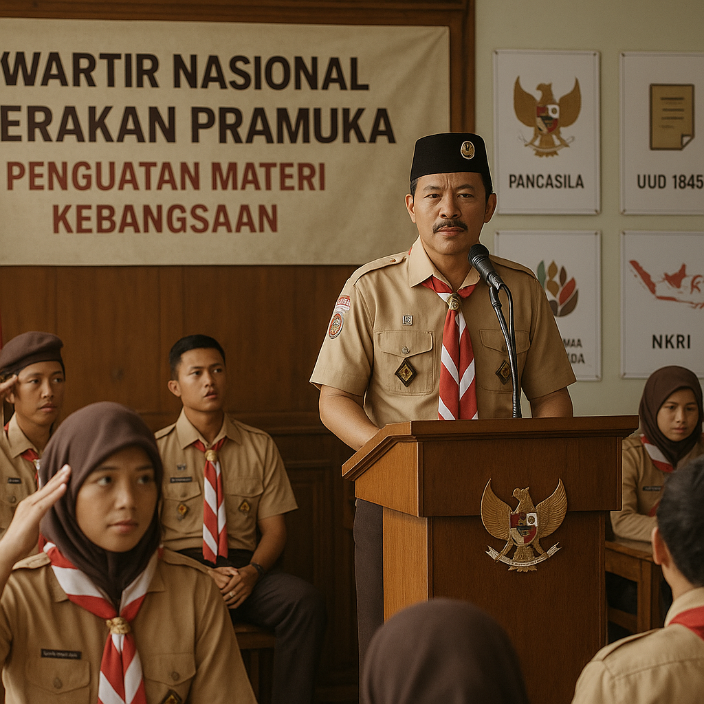 Kwartir Nasional Gerakan Pramuka Perkuat Materi Kebangsaan d...