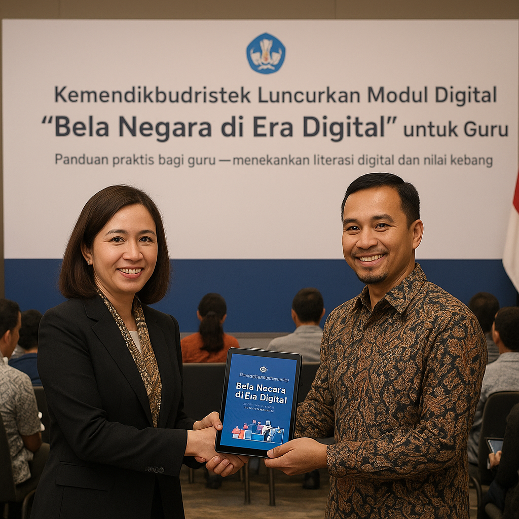 Kemendikbudristek Luncurkan Modul Digital "Bela Negara di Er...