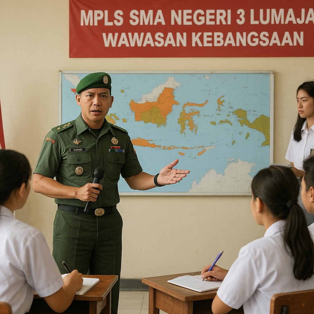 Danramil Lumajang Tumbuhkan Jiwa Nasionalisme Pelajar Lewat...