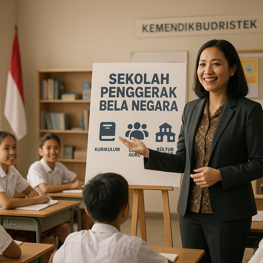Kemendikbud Luncurkan Program Sekolah Penggerak Bela Negara