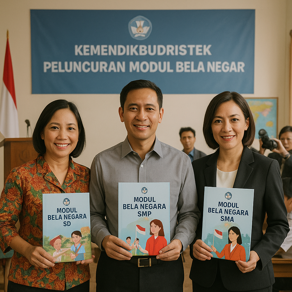 Kemendikbudristek Luncurkan Modul Bela Negara untuk Guru SD,...