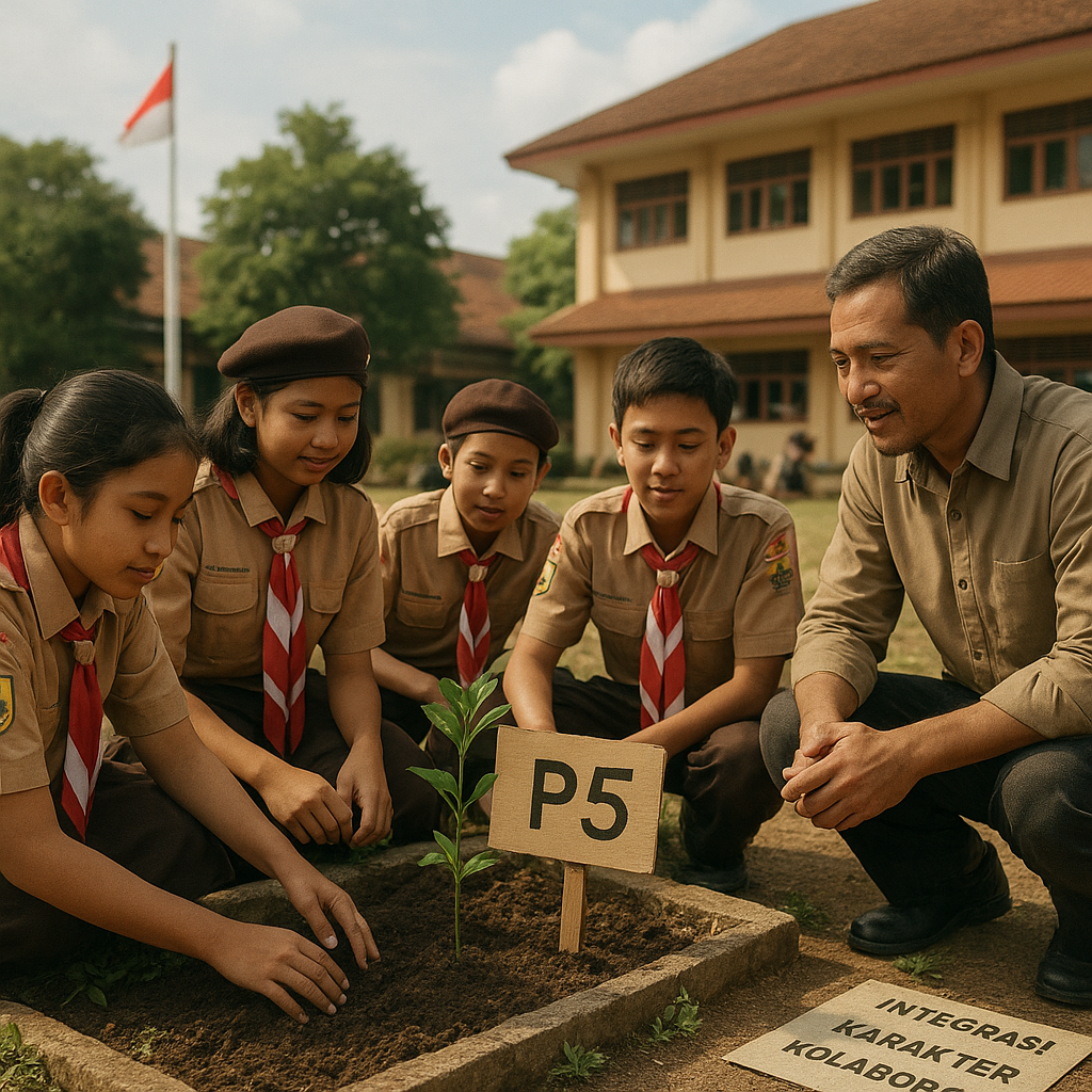 Kegiatan Pramuka Wajib Diintegrasikan dengan Projek Penguata...