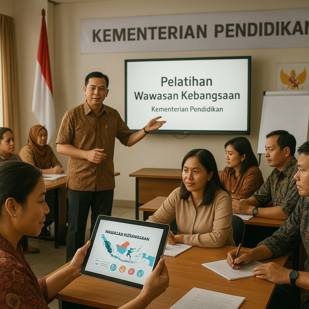 Guru Digembleng Kembali untuk Kuasai Materi Wawasan Kebangsa...