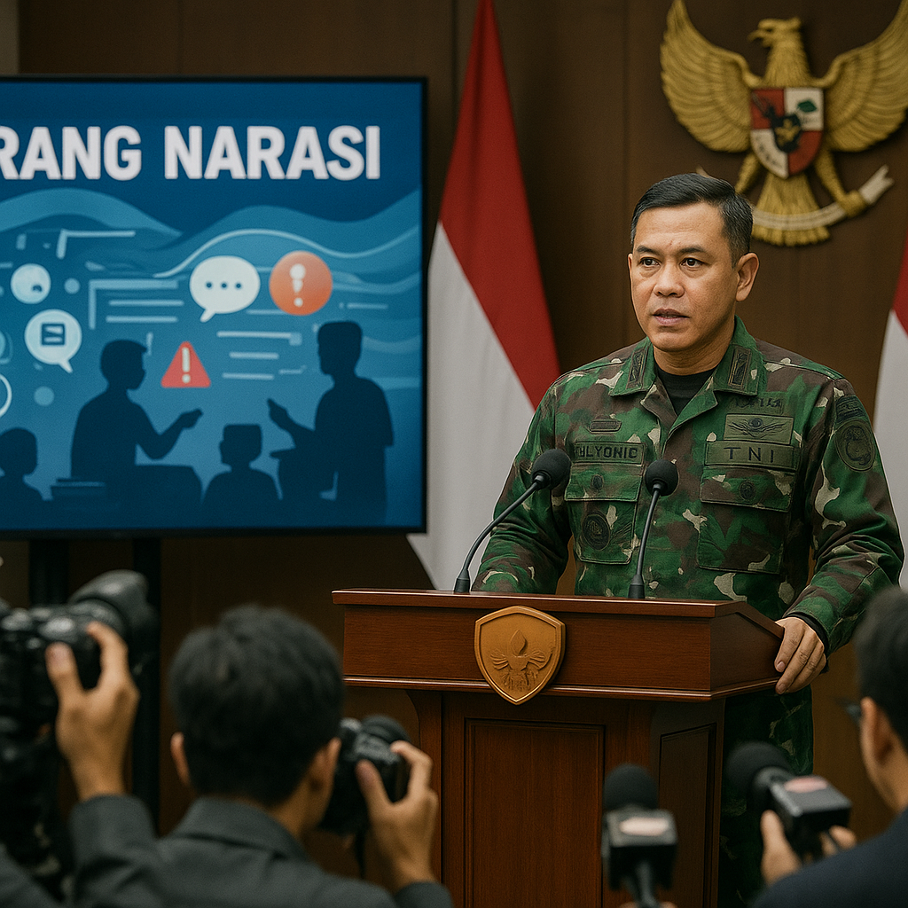 Panglima TNI: Perang Narasi Salah Satu Ancaman Paling Berbah...