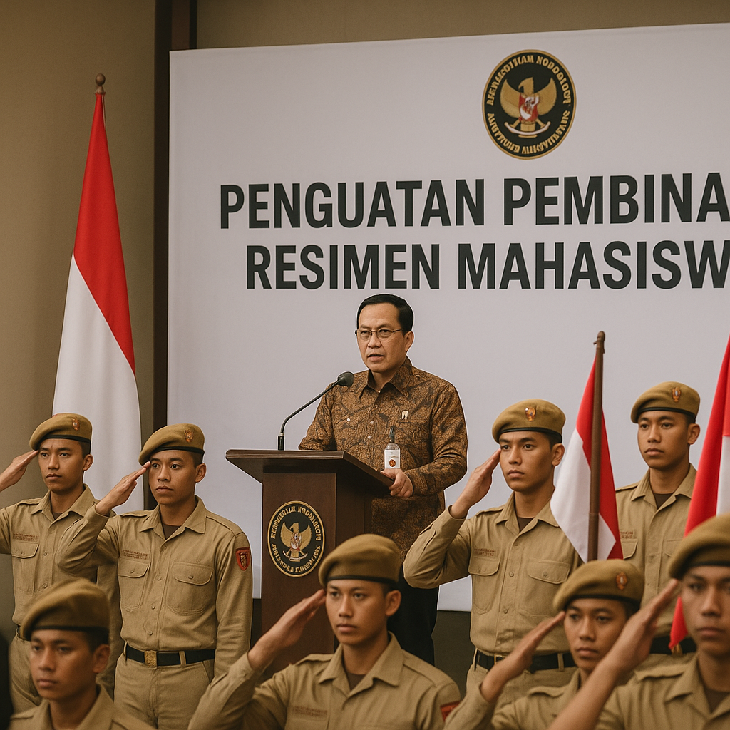 Kemenko Polkam Dorong Penguatan Pembinaan Resimen Mahasiswa