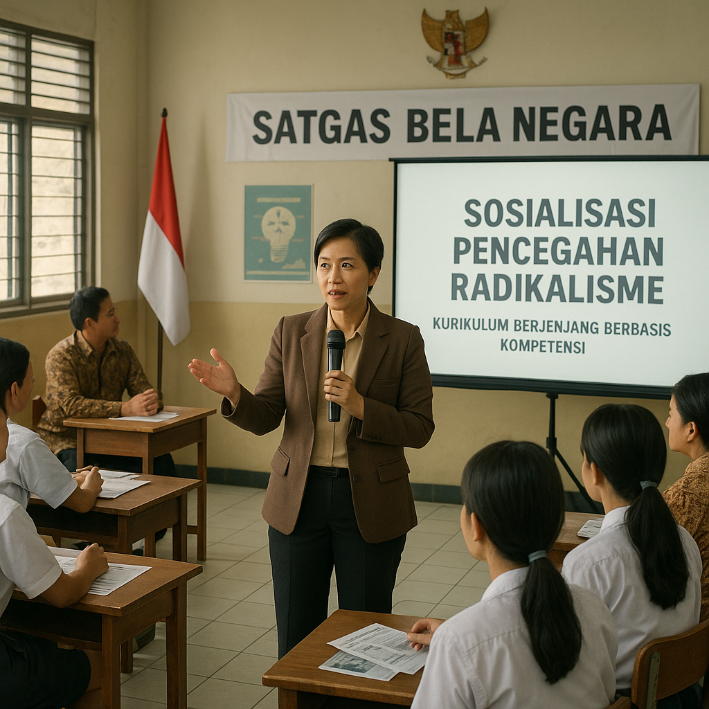 Satgas Bela Negara Gelar Sosialisasi Pencegahan Radikalisme...