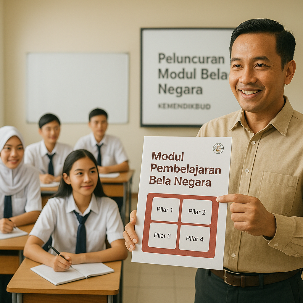 Kemendikbud Luncurkan Modul Pembelajaran Bela Negara untuk S...