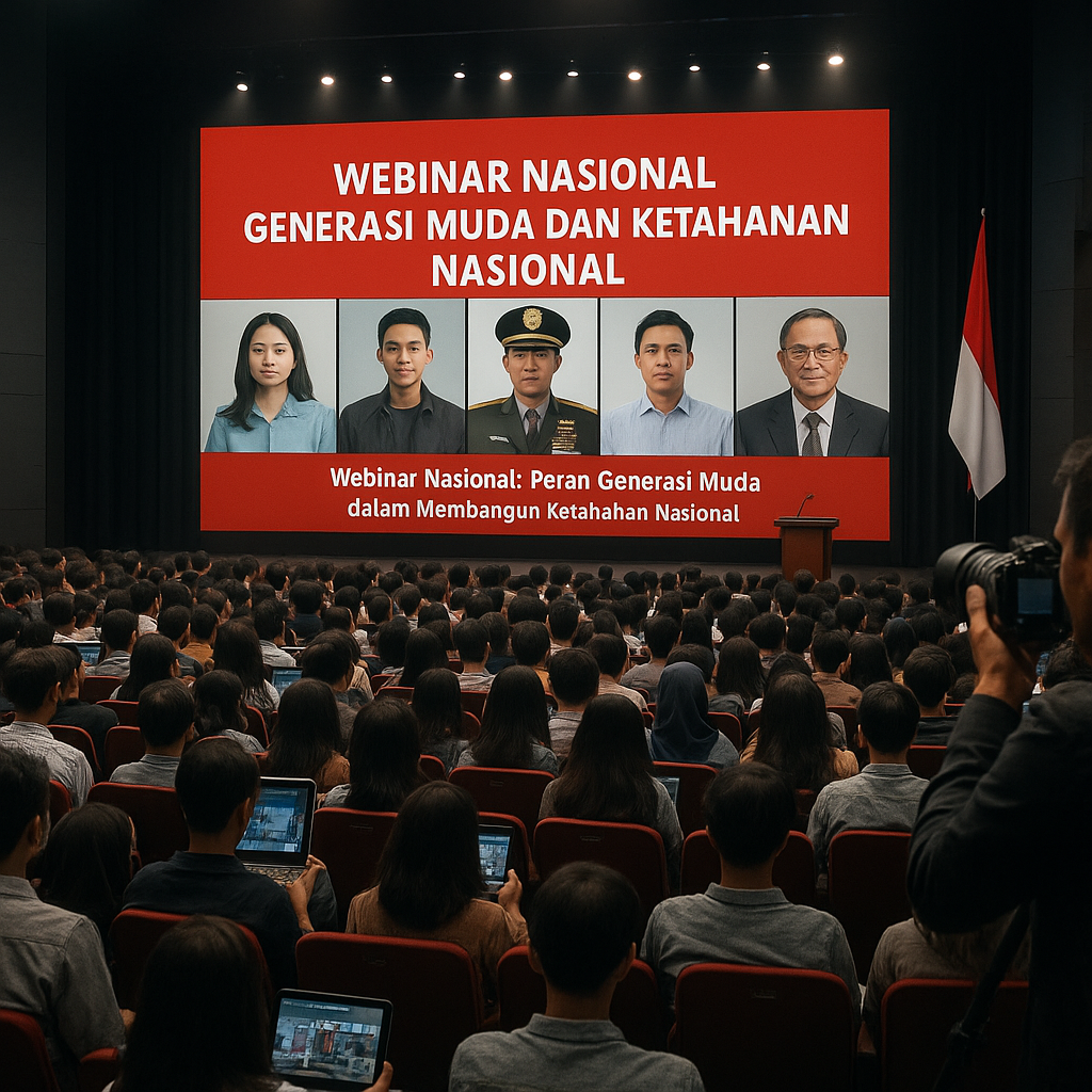 Webinar Nasional 'Generasi Muda dan Ketahanan Nasional' Diik...