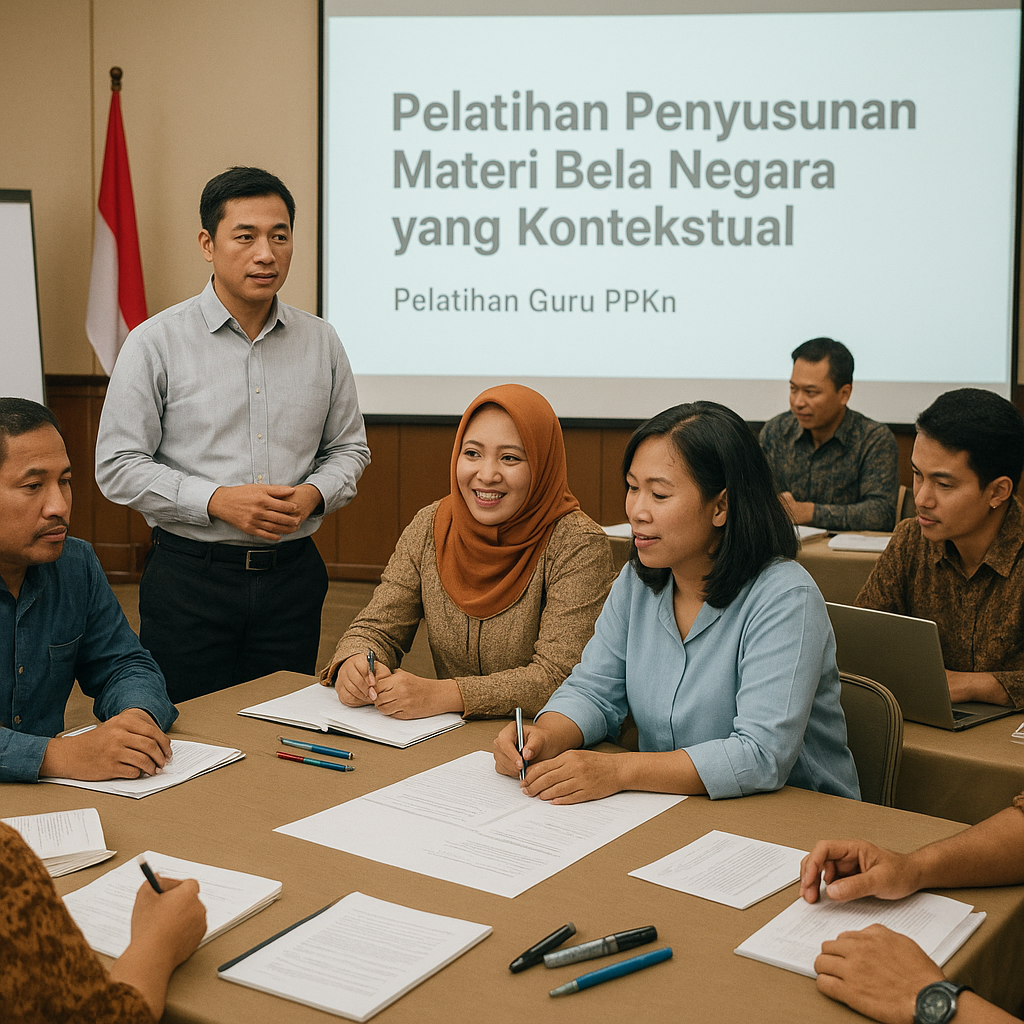 Guru PPKn Ikuti Pelatihan Penyusunan Materi Bela Negara yang...