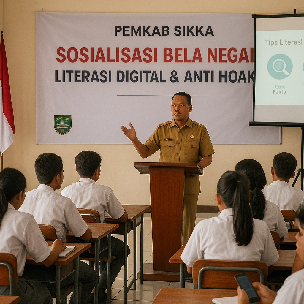 Pemkab Sikka Gelar Sosialisasi Bela Negara bagi Pelajar SMA,...
