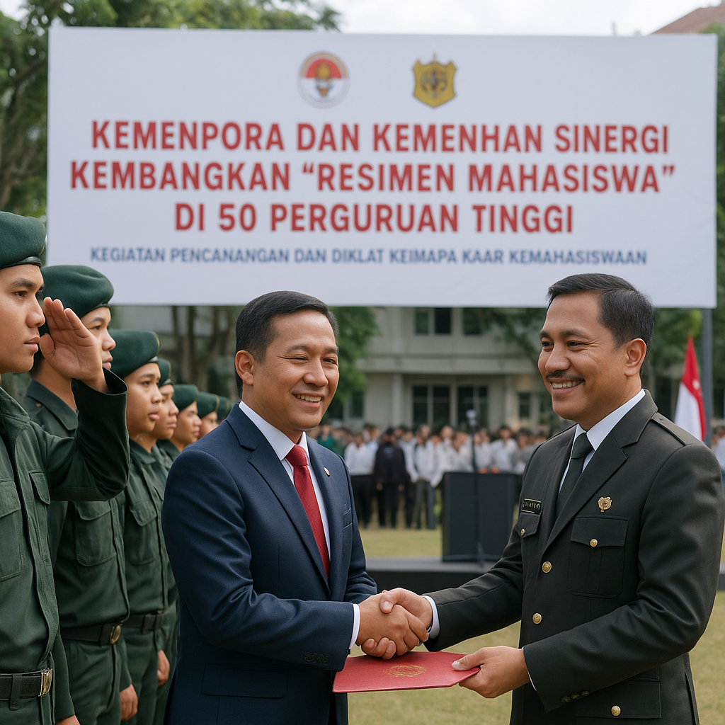 Kemenpora Dan Kemenhan Sinergi Kembangkan 'Resimen Mahasiswa...