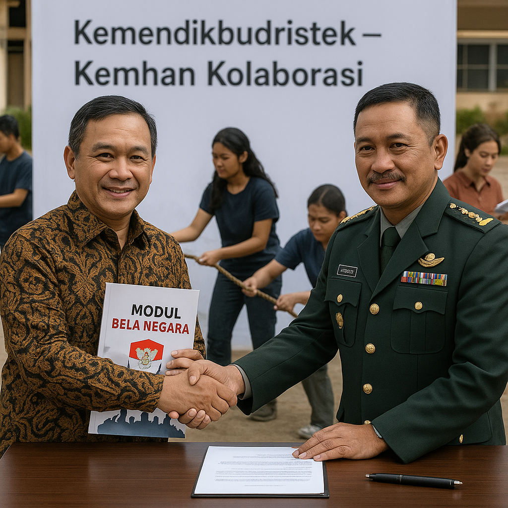 Kemendikbudristek dan Kemhan Kolaborasi Kembangkan Modul Bel...