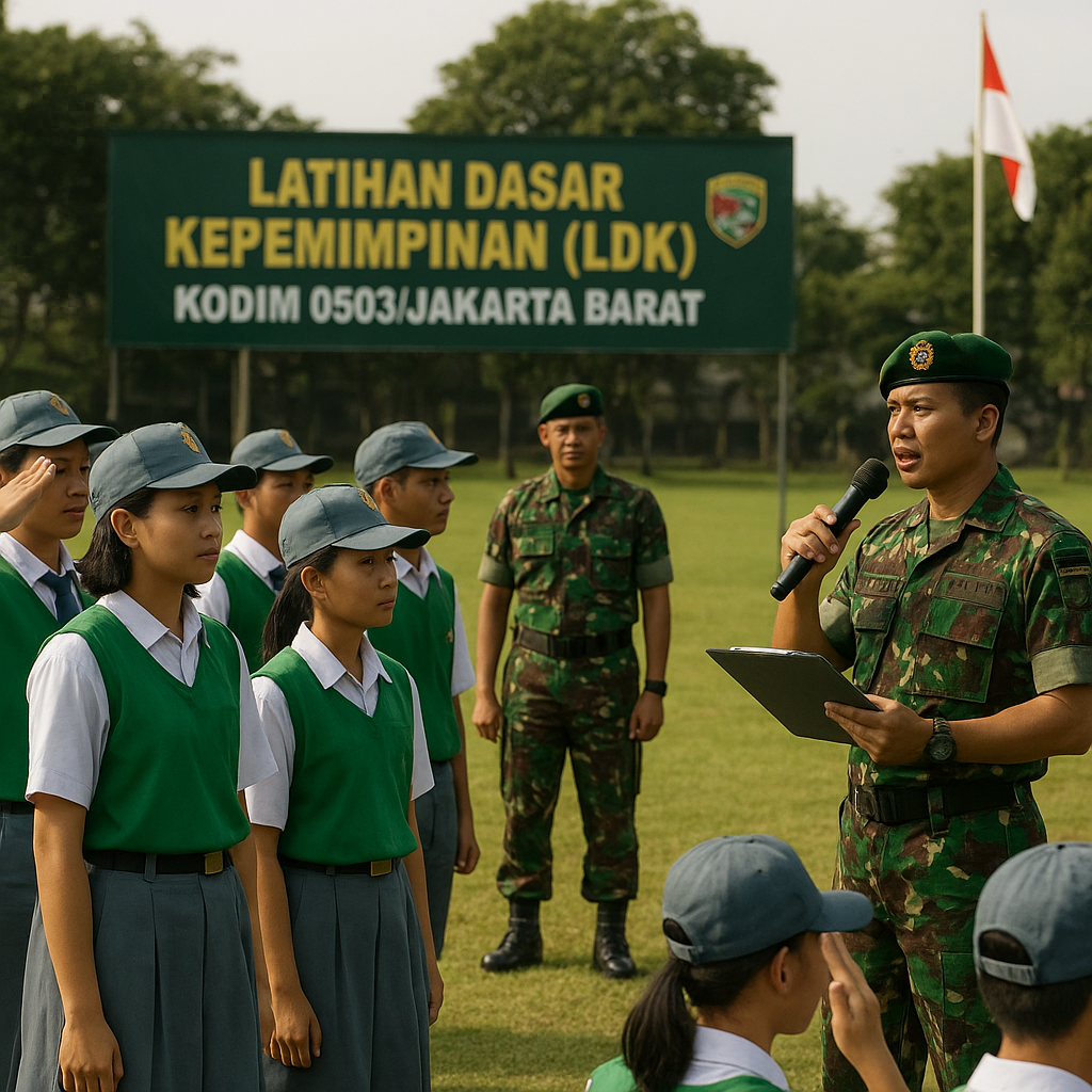 Kodim 0503/Jakarta Barat Gelar Latihan Dasar Kepemimpinan ba...