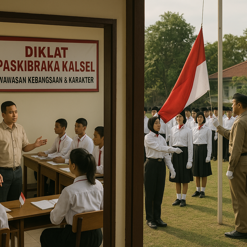 Pemprov Kalsel Matangkan Diklat 44 Calon Paskibraka, Padukan...