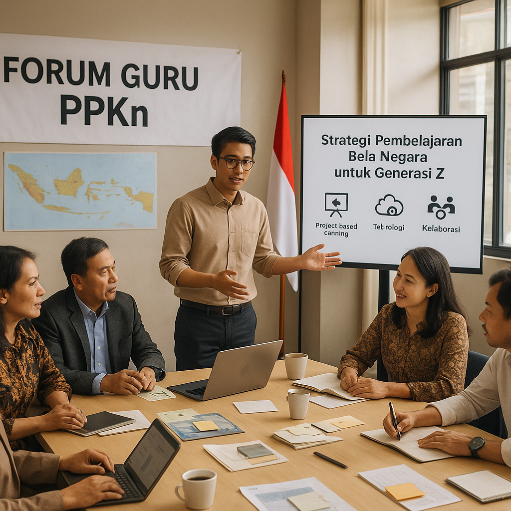 Forum Guru PPKn Bahas Strategi Pembelajaran Bela Negara yang...