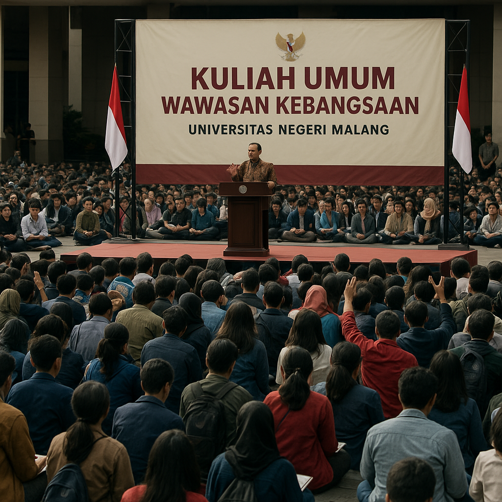 Ribuan Mahasiswa Ikuti Kuliah Umum Wawasan Kebangsaan di Uni...