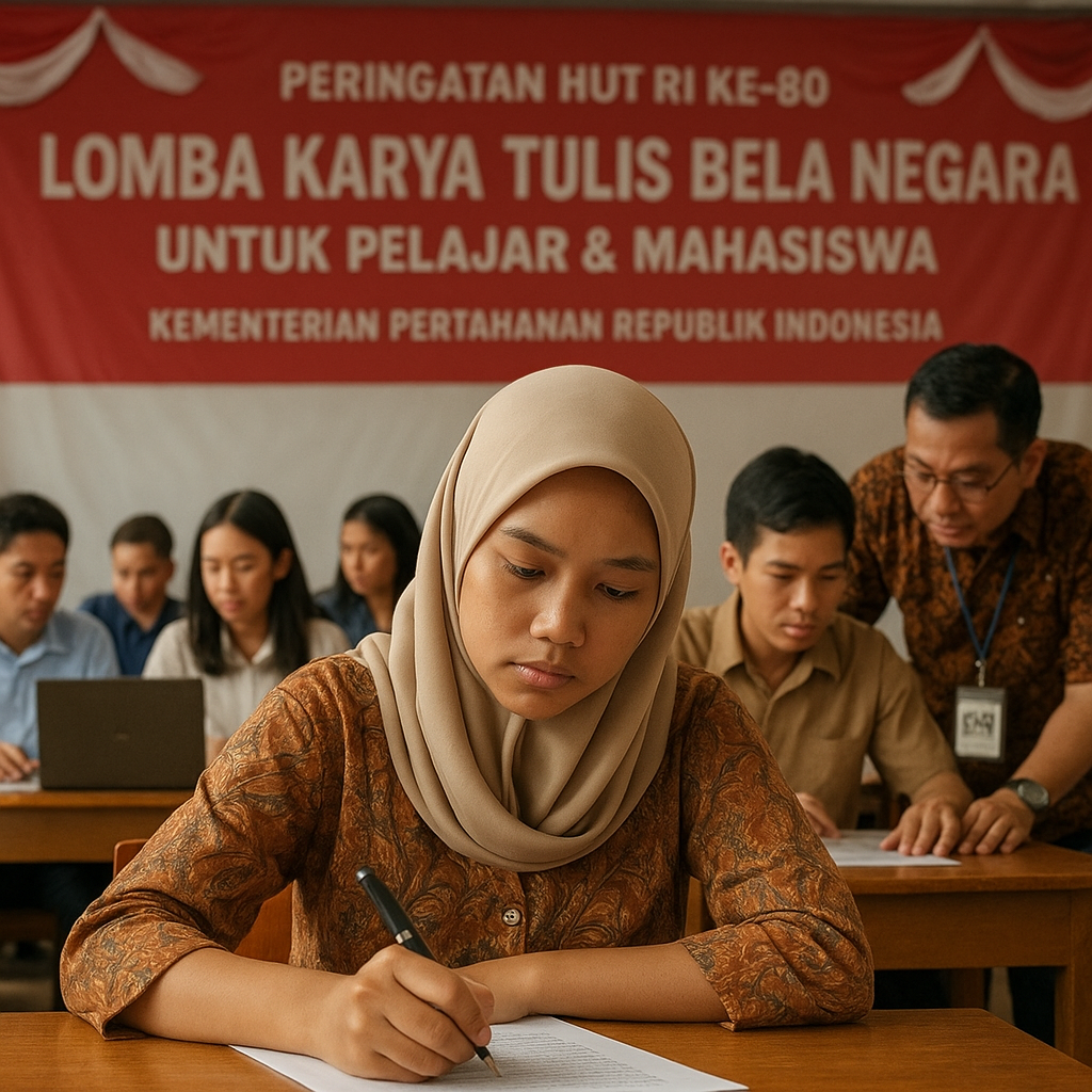 Peringatan HUT RI ke-80, Kemhan Gelar Lomba Karya Tulis Bela...