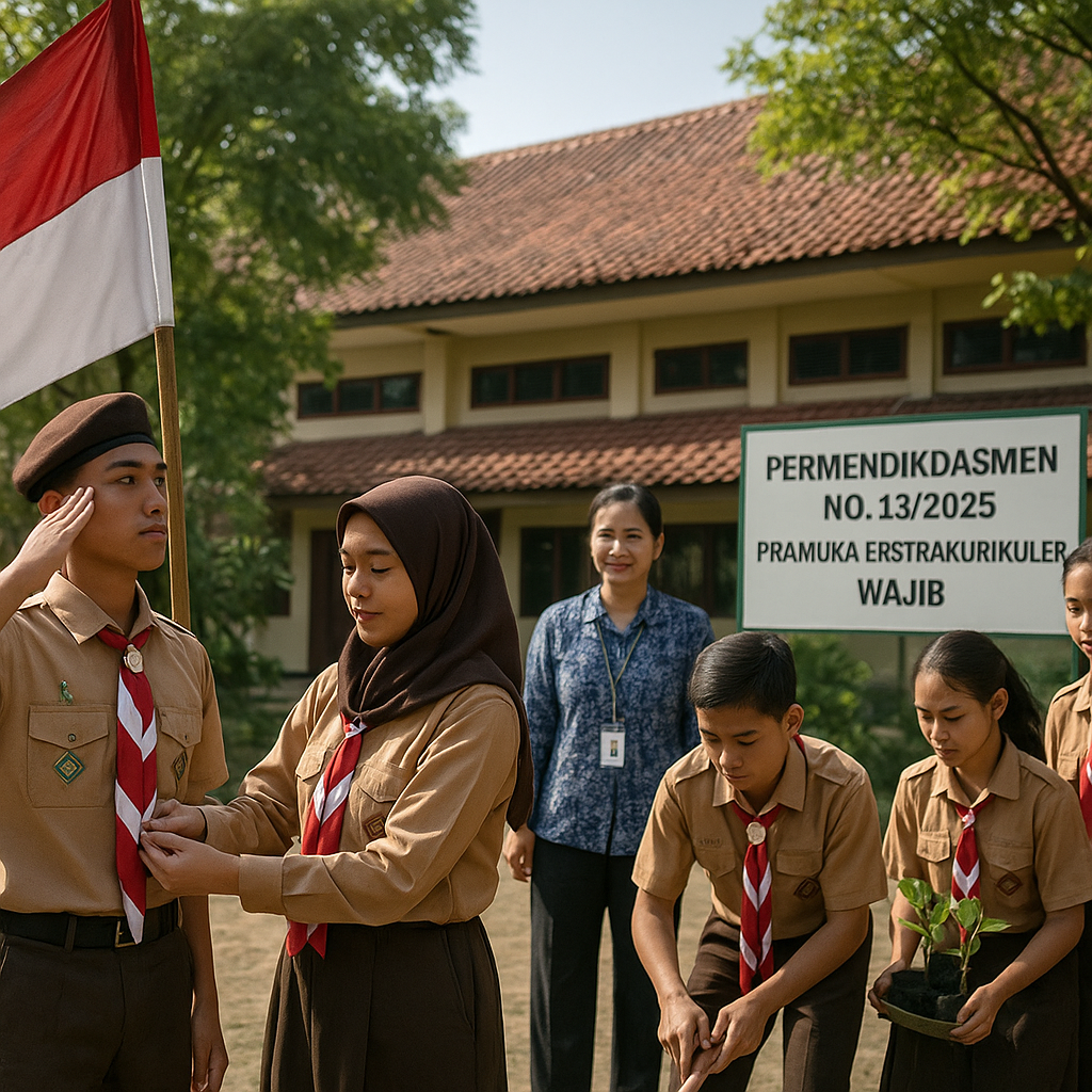 Mendikdasmen: Pramuka sebagai Ekstrakurikuler Pembentuk Kara...