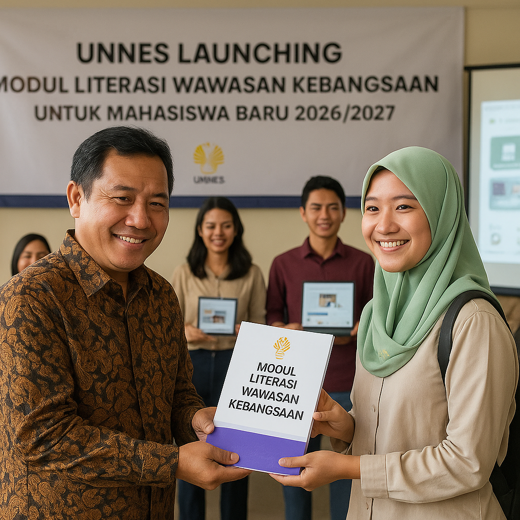 Unnes Launching Modul Literasi Wawasan Kebangsaan untuk Maha...