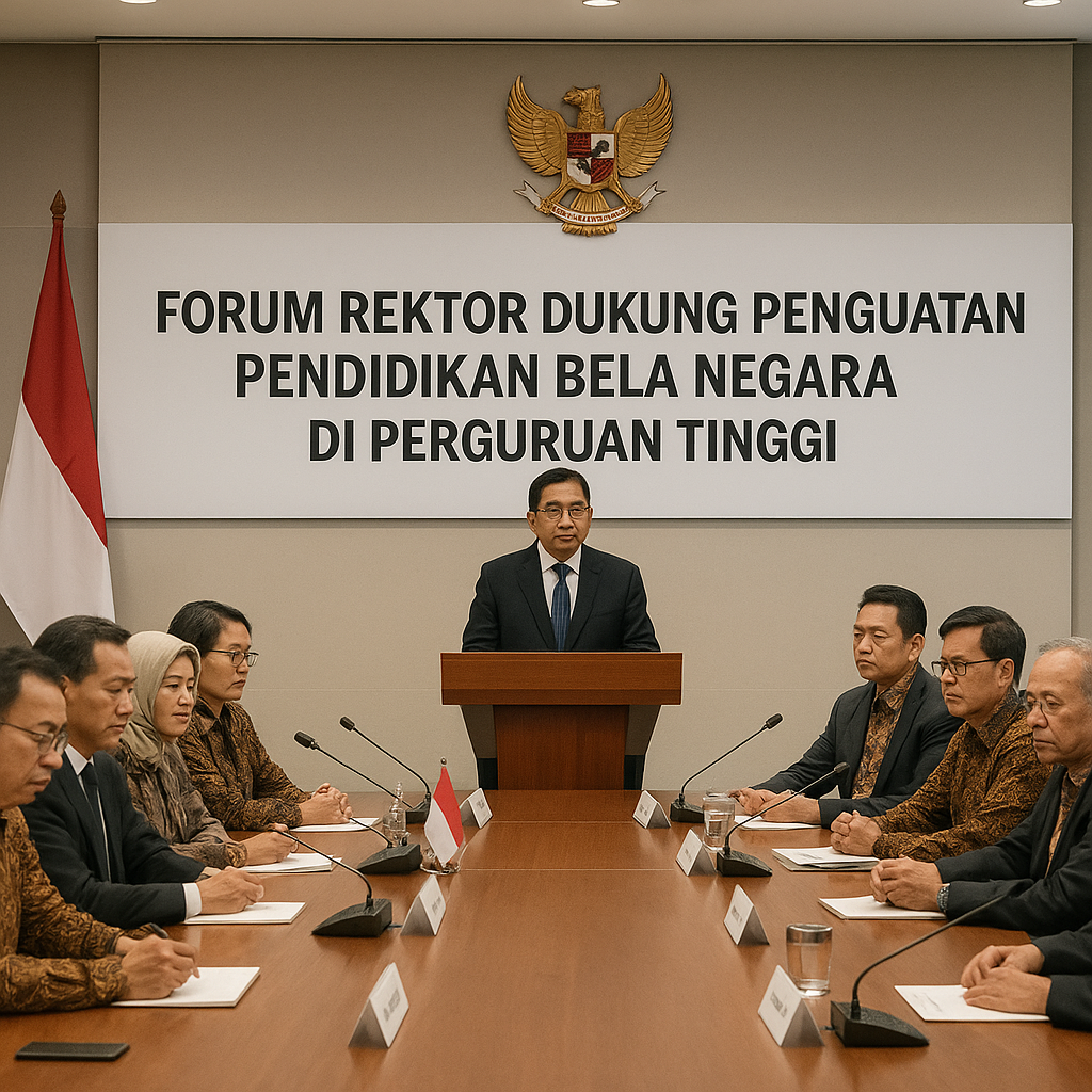 Forum Rektor Dukung Penguatan Pendidikan Bela Negara di Perg...