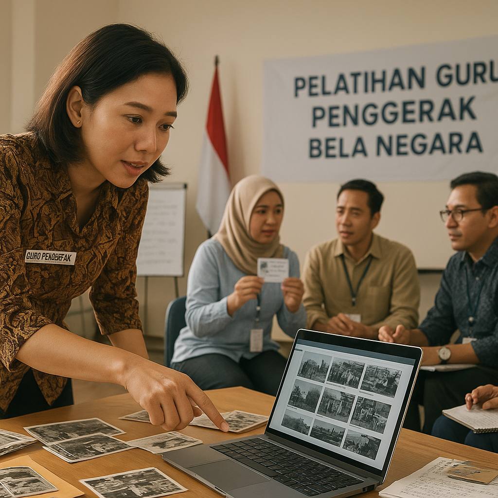Pelatihan Guru Penggerak Bela Negara Fokus pada Metode Pembe...