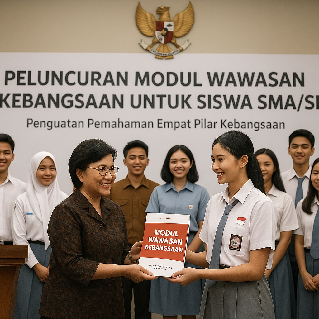 Kemendikbud Luncurkan Modul Wawasan Kebangsaan untuk Siswa S...