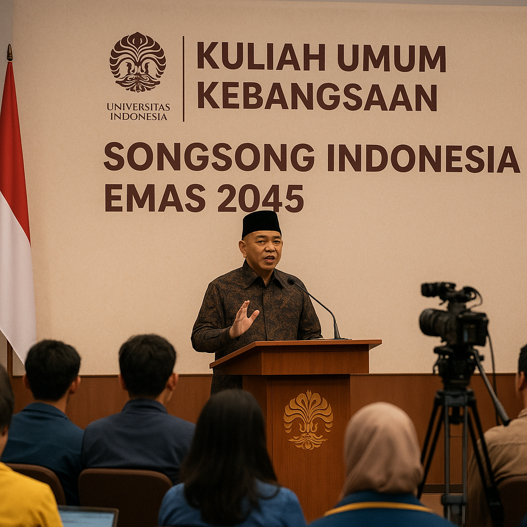 Songsong Indonesia Emas 2045, Wamendagri Ajak Mahasiswa Bang...
