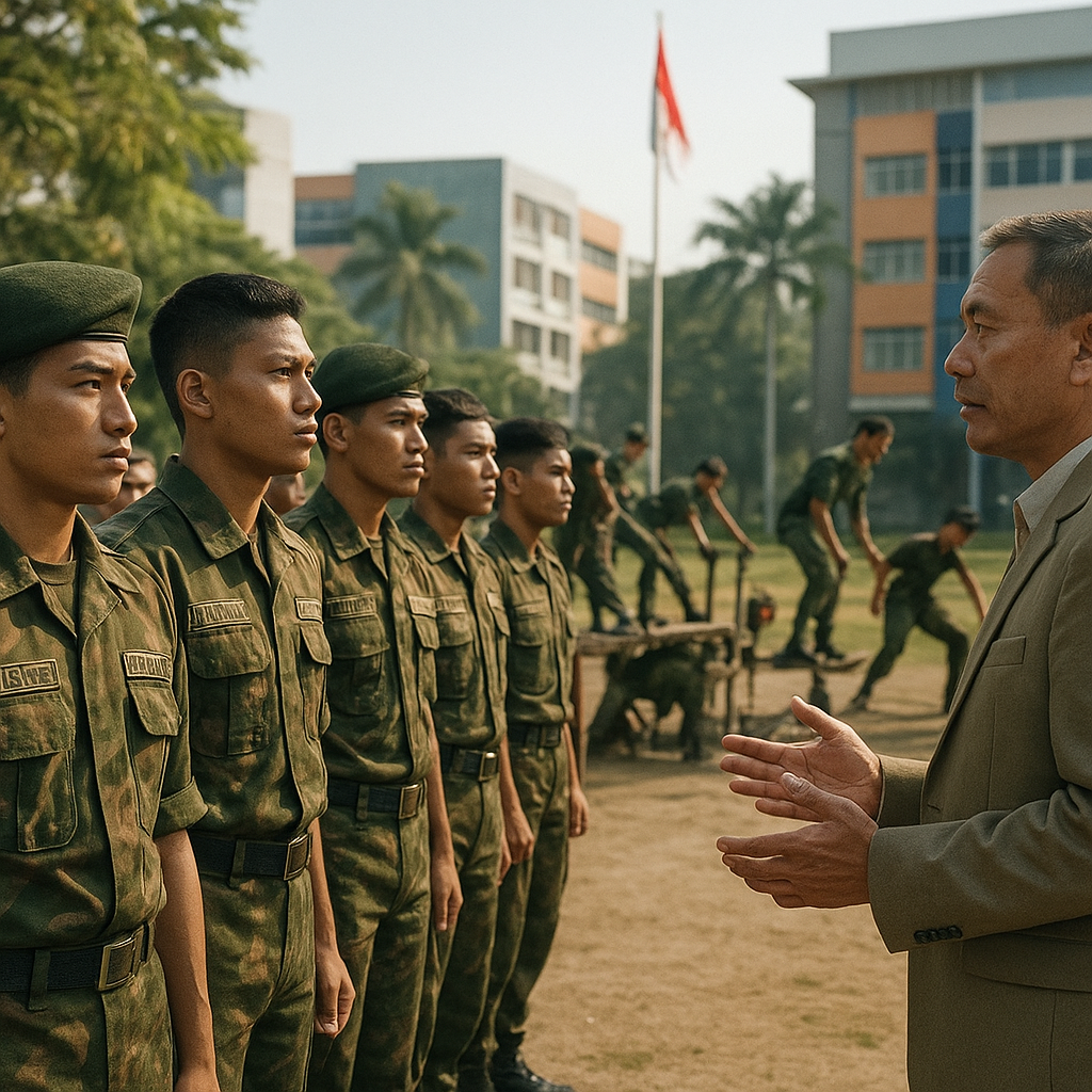Kegiatan Resimen Mahasiswa sebagai Wadah Pendidikan Bela Neg...