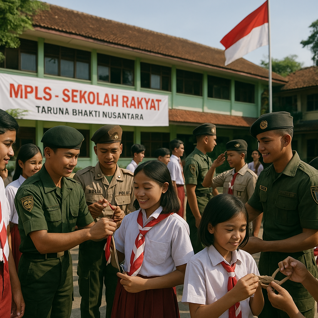 Seribu Taruna TNI-Polri Diterjunkan untuk Pendampingan Siswa...