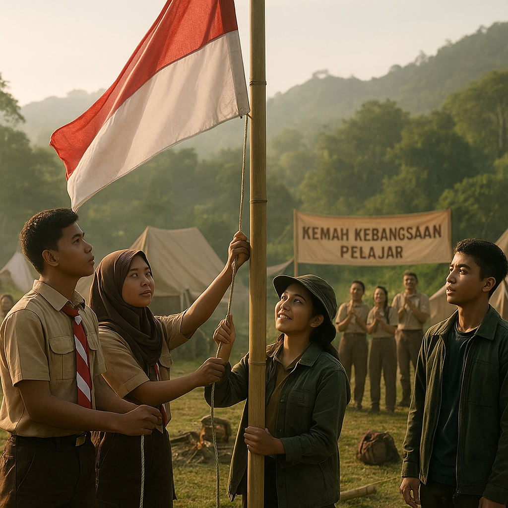 Penyelenggaraan Kemah Kebangsaan Pelajar sebagai Sarana Pemb...