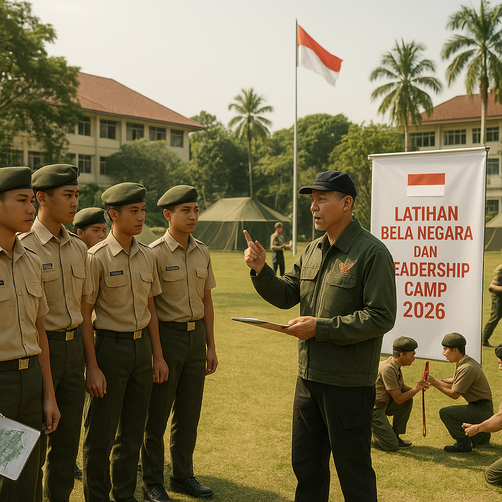 Resimen Mahasiswa Gelar Latihan Bela Negara dan Leadership C...