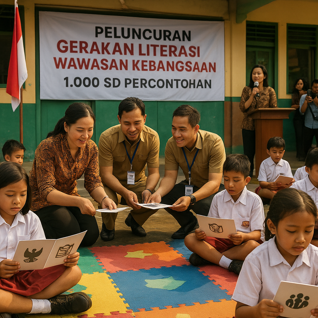 Gerakan Literasi Wawasan Kebangsaan Diluncurkan di 1.000 Sek...