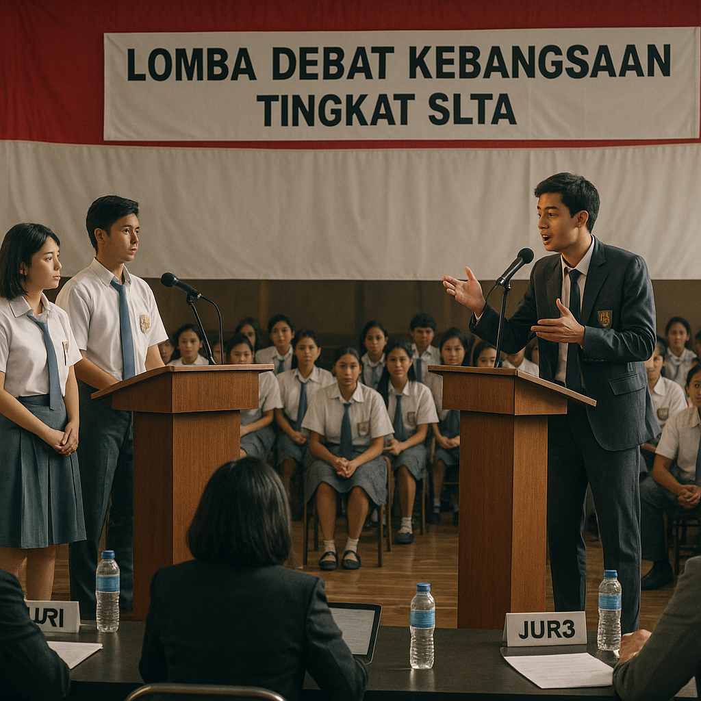 Lomba Debat Kebangsaan Tingkat SLTA Ajak Pelajar Analisis Is...