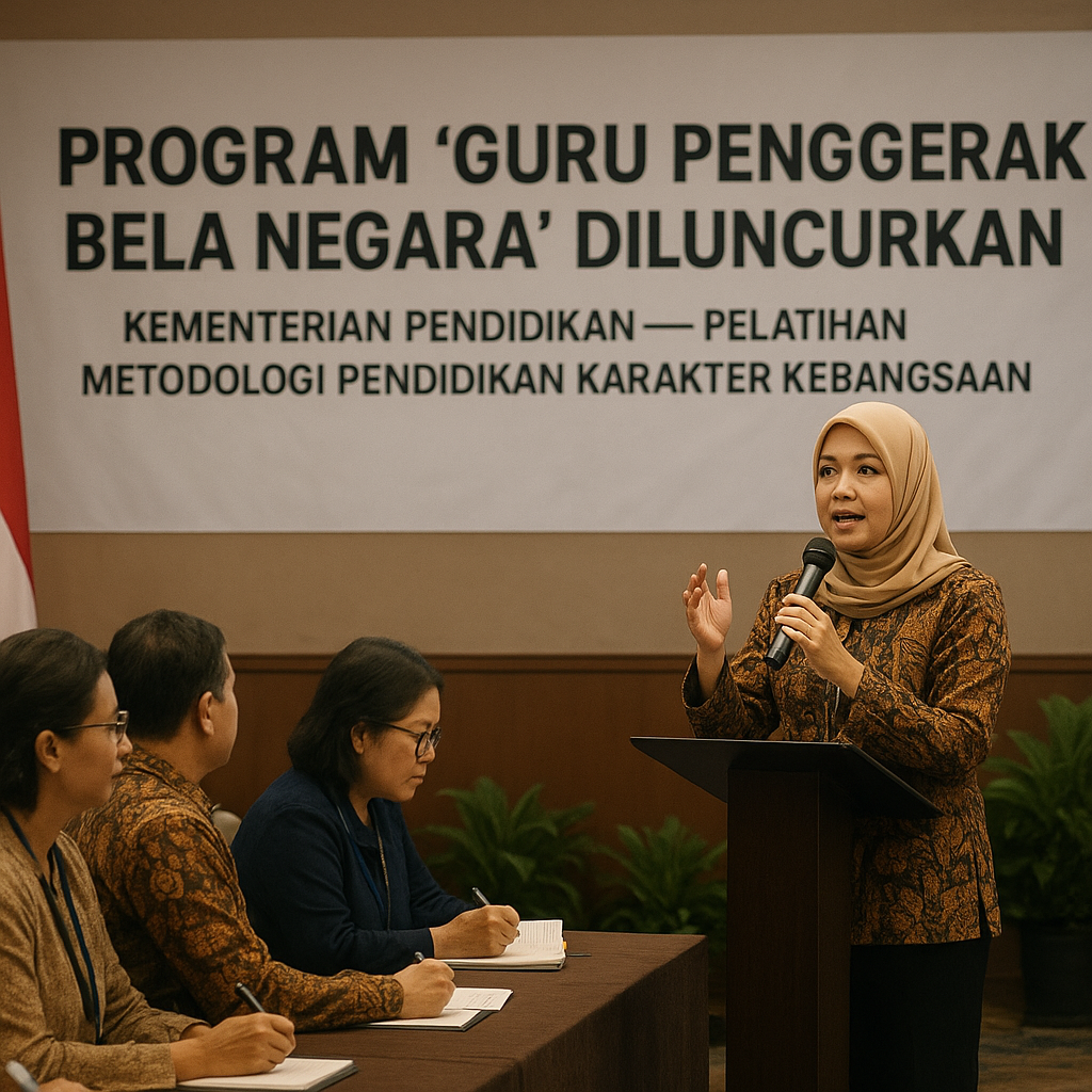 Program 'Guru Penggerak Bela Negara' Diluncurkan, Bekali Gur...