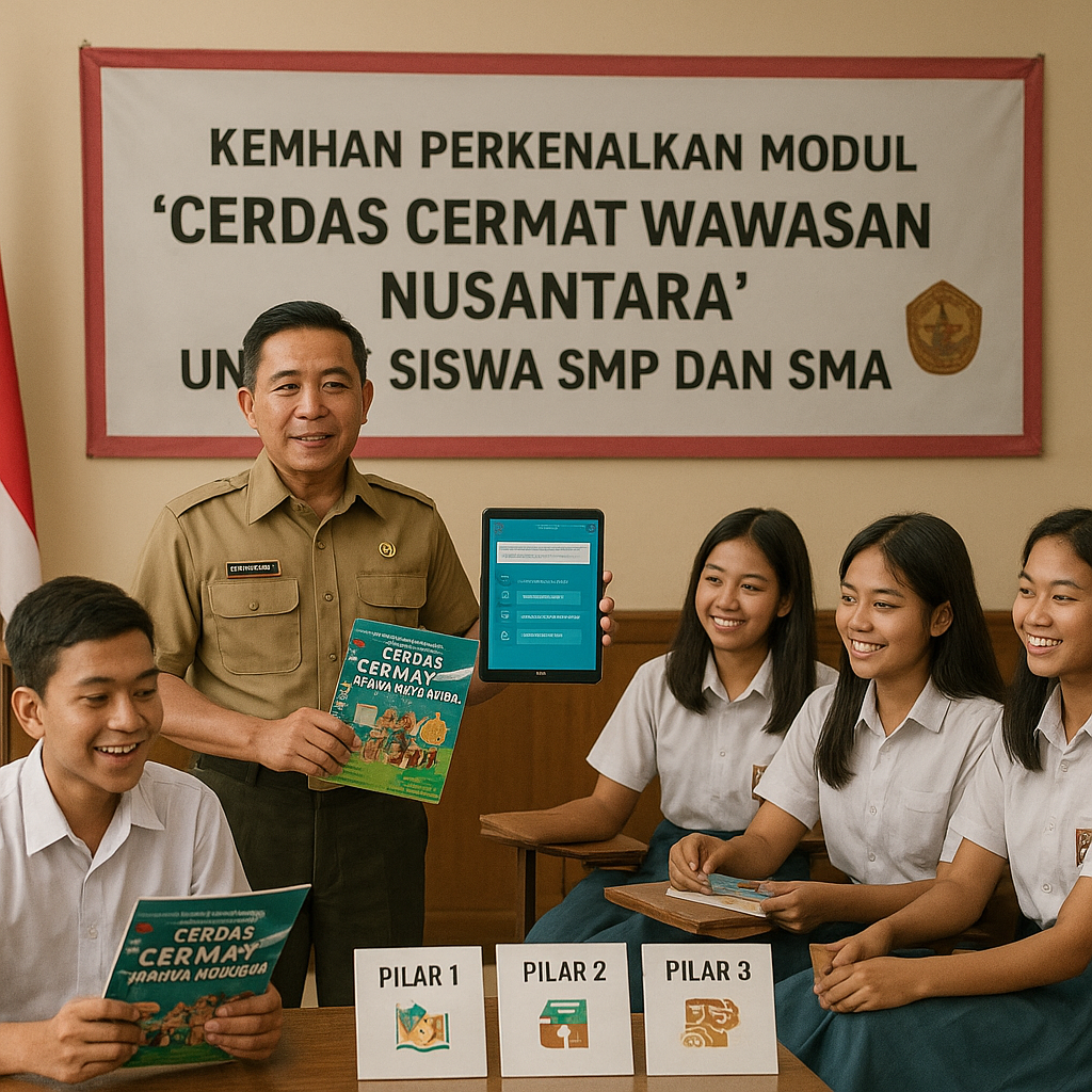 Kemhan Perkenalkan Modul 'Cerdas Cermat Wawasan Nusantara' u...