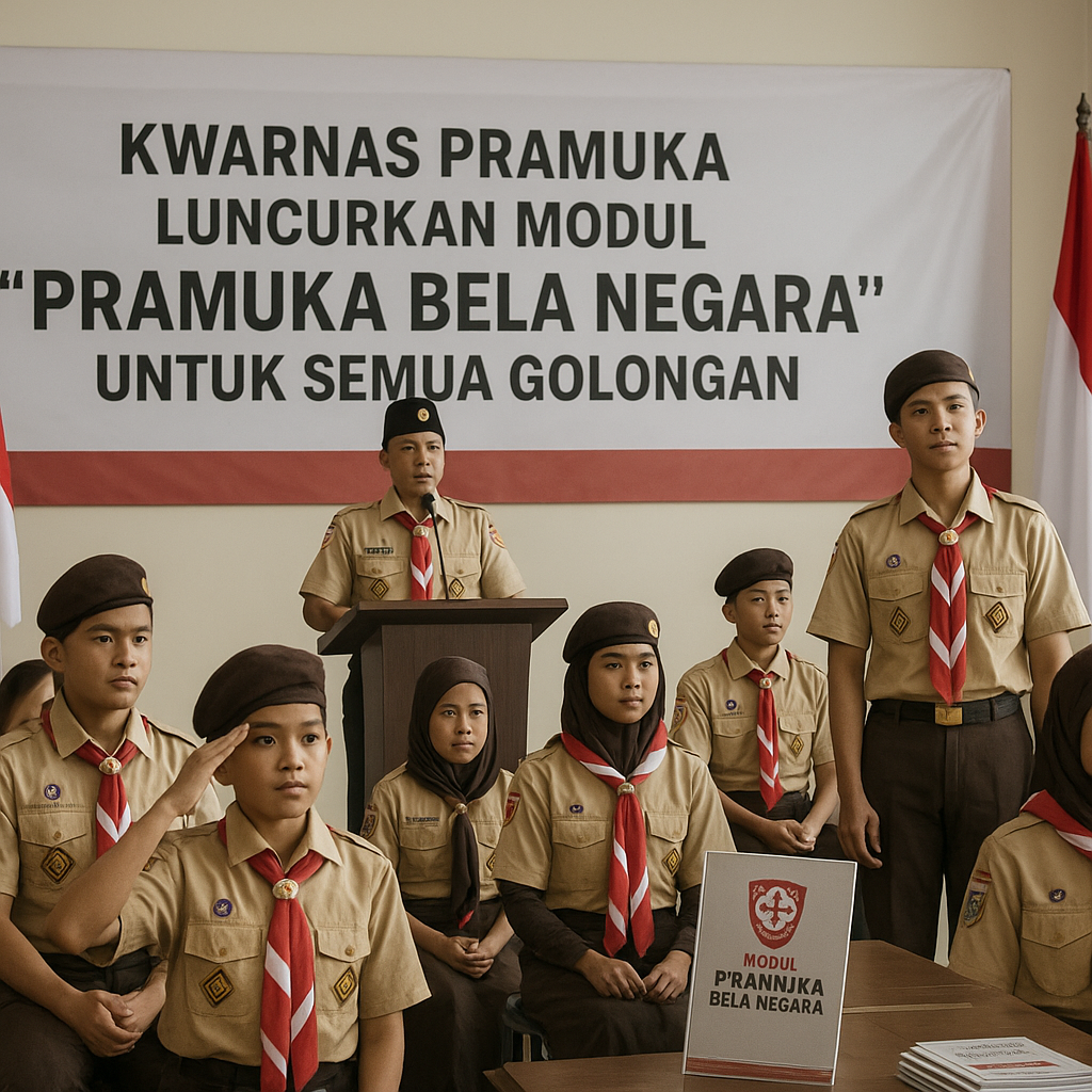 Kwarnas Pramuka Luncurkan Modul 'Pramuka Bela Negara' untuk...