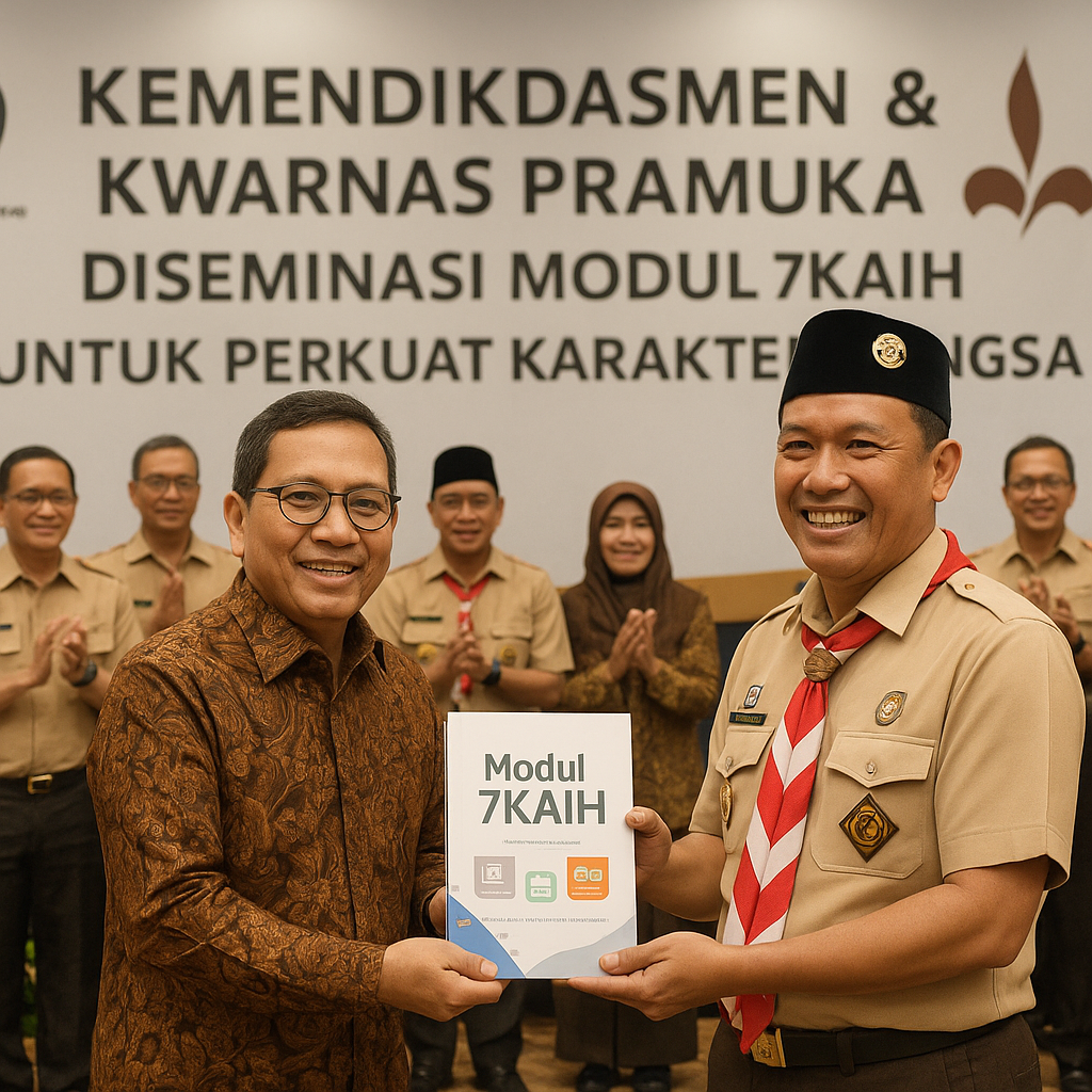 Kemendikdasmen dan Kwarnas Pramuka Diseminasikan Modul 7KAIH...