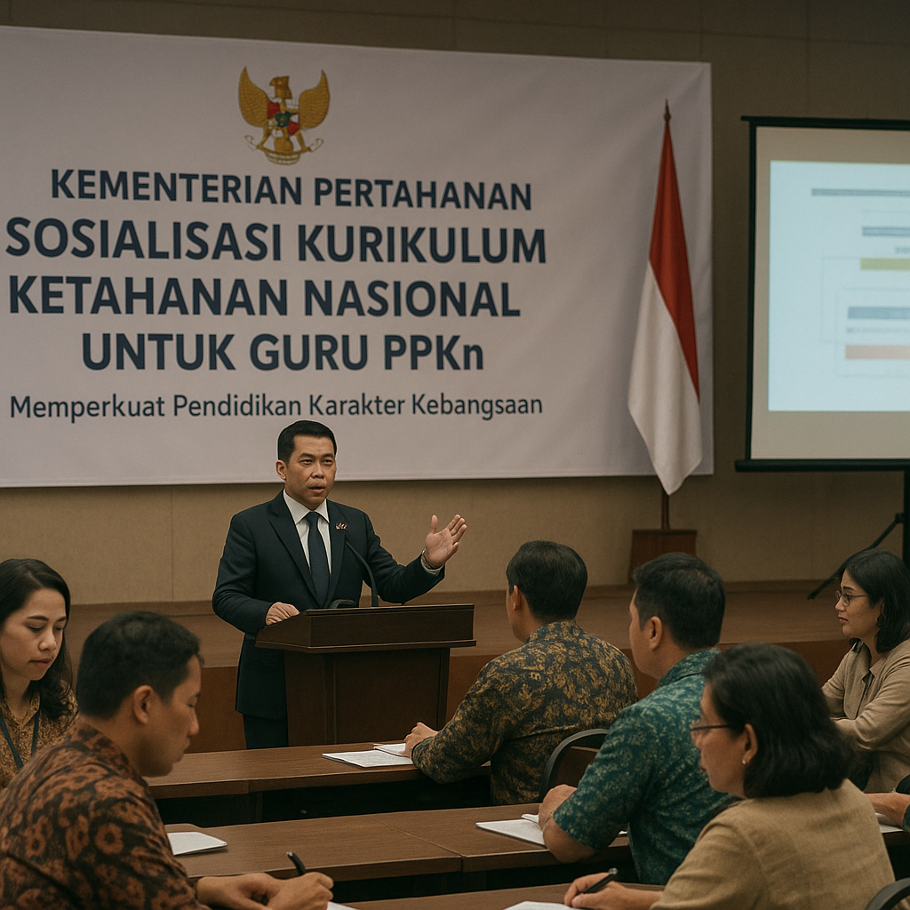 Kementerian Pertahanan Gelar Sosialisasi Kurikulum Ketahanan...
