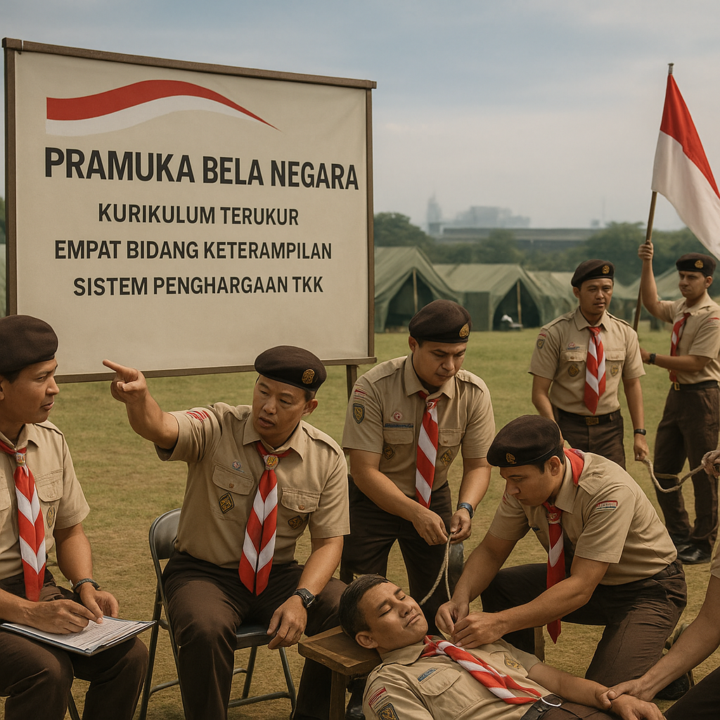 Pramuka Tingkatkan Kurikulum Khusus 'Pramuka Bela Negara'