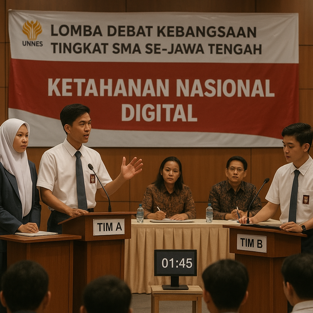 Unnes Gelar Lomba Debat Kebangsaan Tingk...