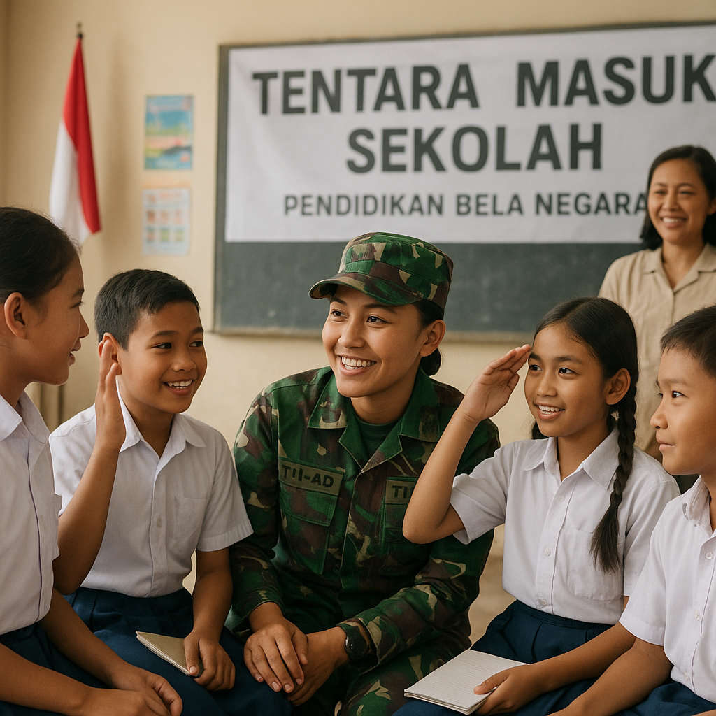Kemitraan TNI-AD dengan Sekolah: Program...