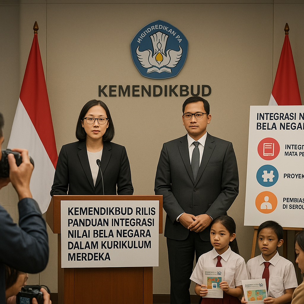 Kemendikbud Rilis Panduan Integrasi Nilai Bela Negara dalam Kurikulum Merdeka
