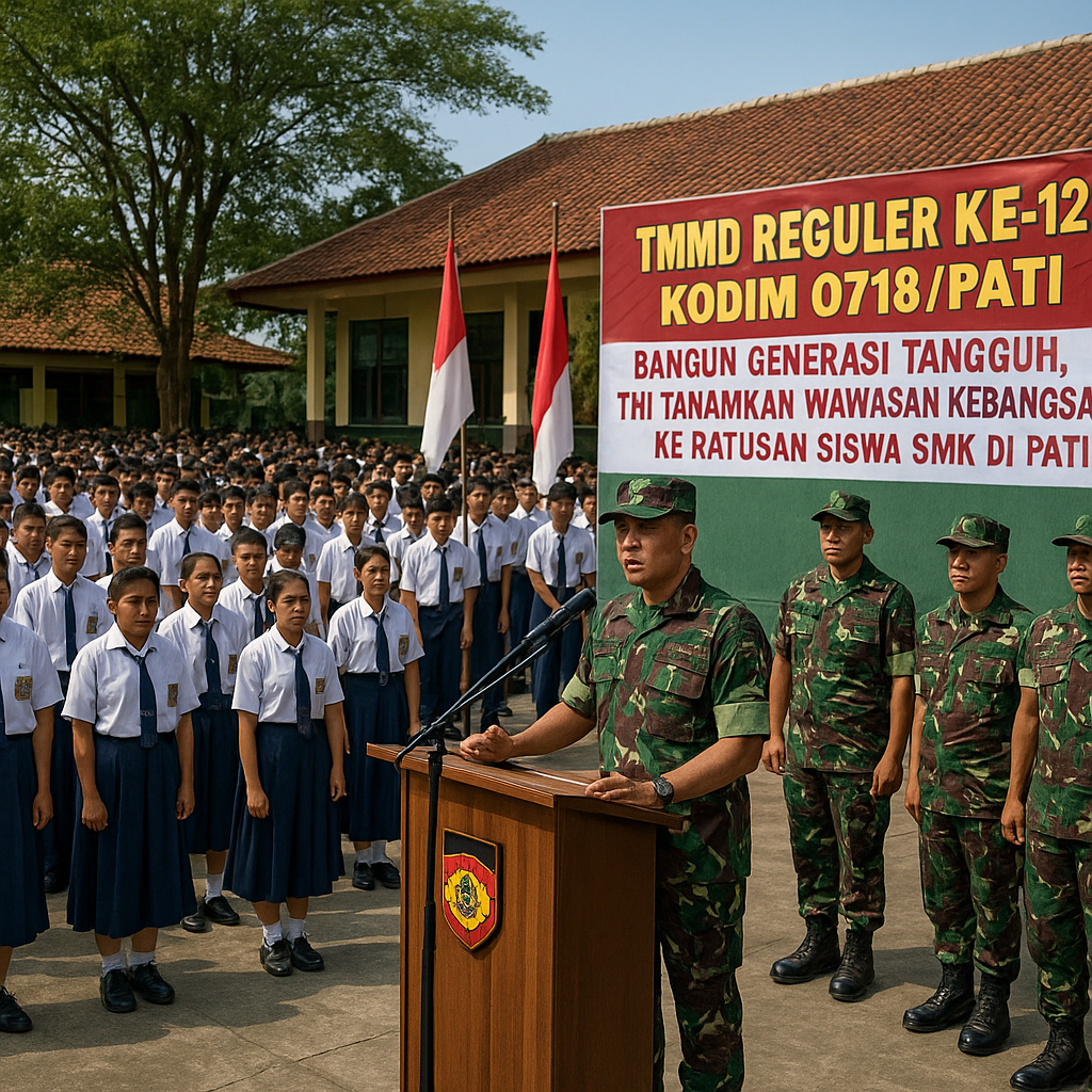 Bangun Generasi Tangguh, TNI Tanamkan Wawasan Kebangsaan ke...