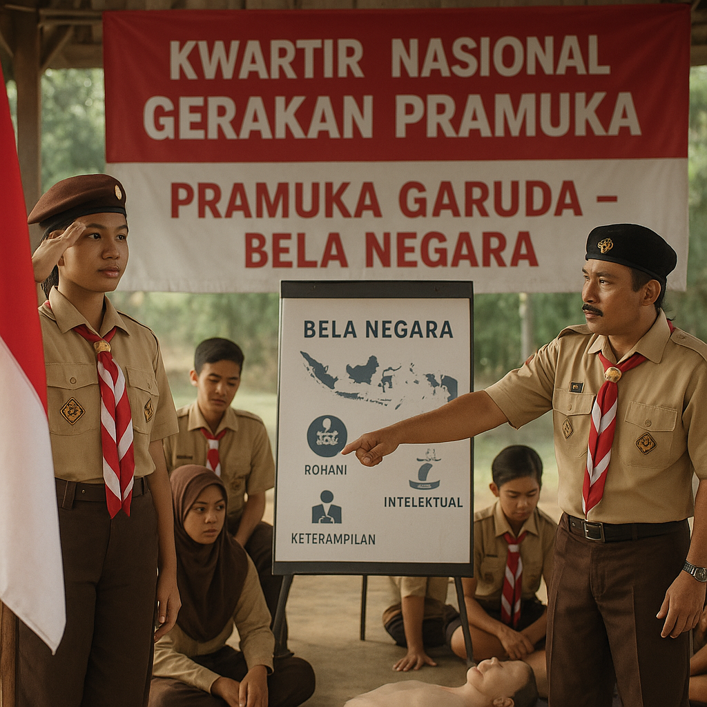 Kwartir Nasional Gerakan Pramuka Perkuat Materi Pramuka Garuda dengan Muatan Bela Negara