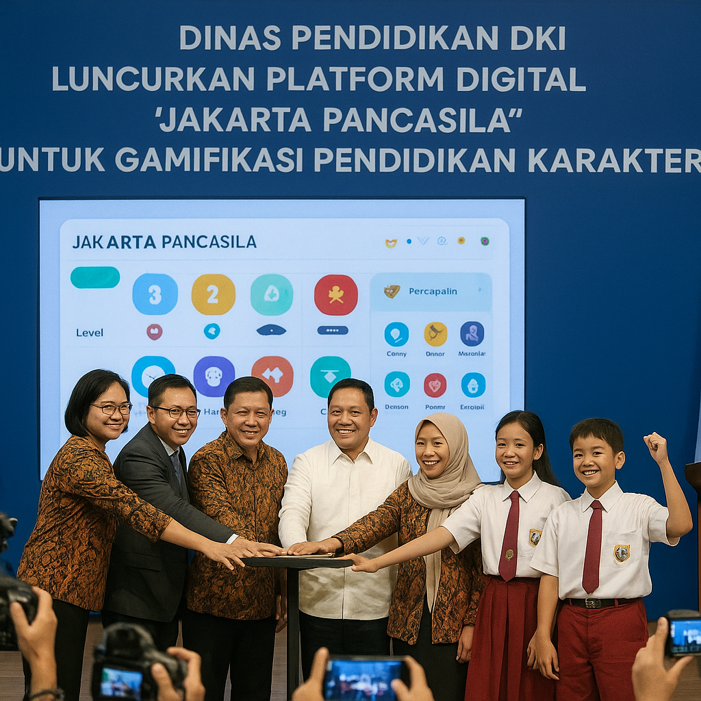 Dinas Pendidikan DKI Luncurkan Platform Digital "Jakarta Pancasila" untuk Gamifikasi Pendidikan Karakter