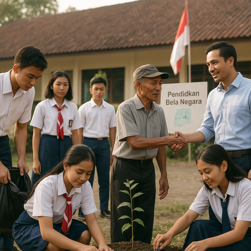 Studi: Implementasi Pendidikan Bela Negara Tingkatkan Rasa Nasionalisme dan Tanggung Jawab Sosial Pelajar