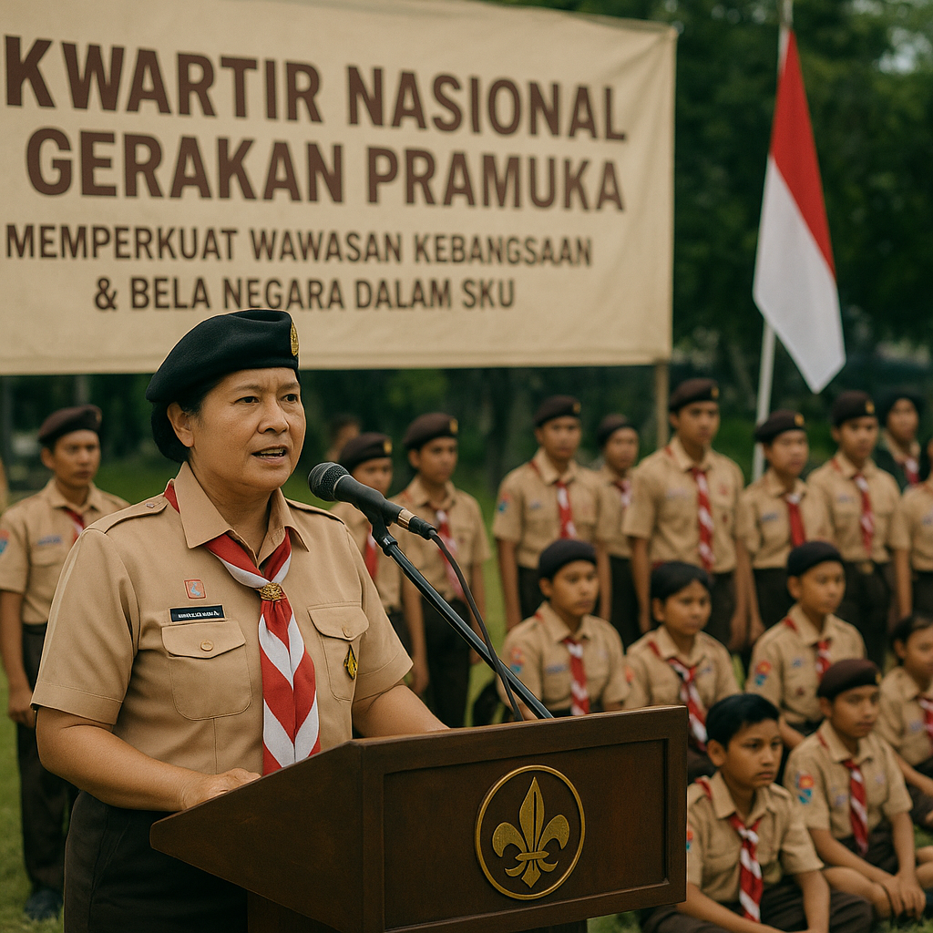 Kwartir Nasional Gerakan Pramuka Perkuat Materi Wawasan Kebangsaan dalam SKU