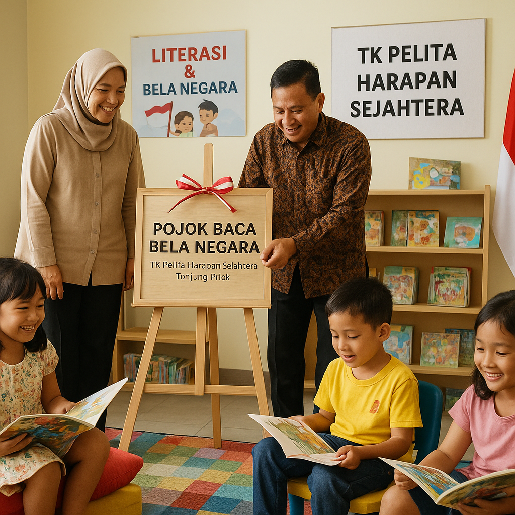 Pojok Baca Bela Negara Diresmikan di Tanjung Priok, Perkuat...