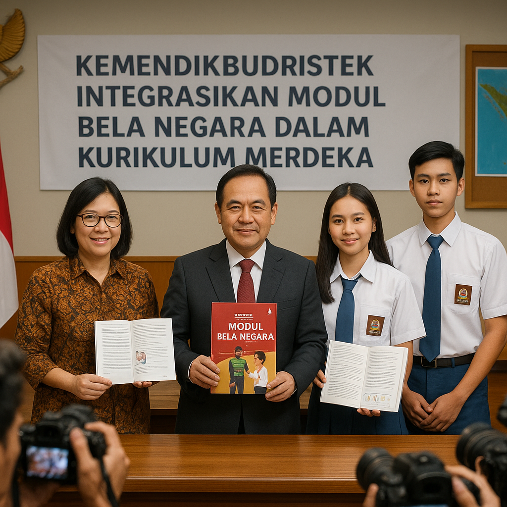 Kemendikbudristek Integrasikan Modul Bela Negara dalam Kurik...