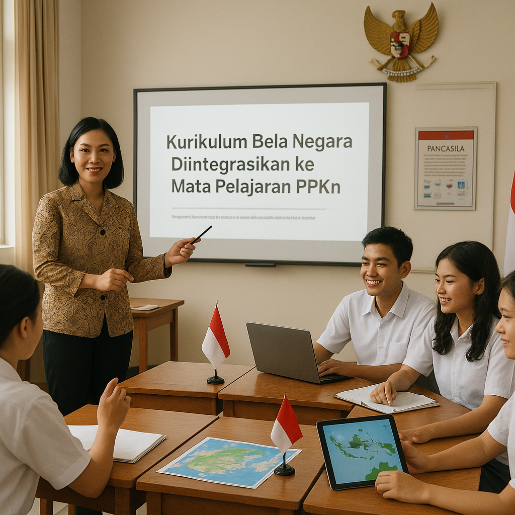 Kurikulum Bela Negara Diintegrasikan ke Mata Pelajaran PPKn...